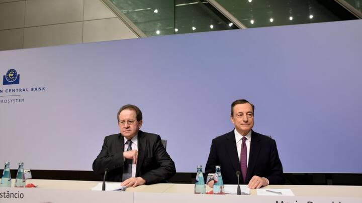 Vitor Constancio und Mario Draghi