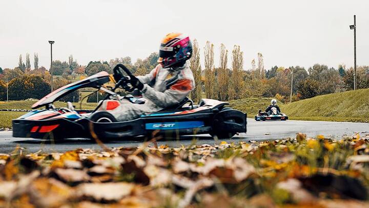 Kartfahren Kate Gaillard