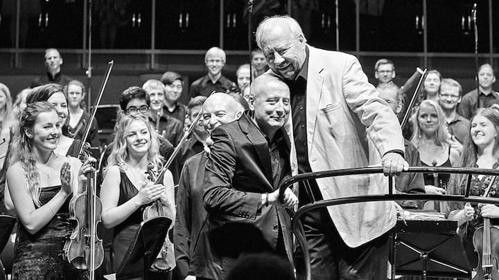 Paavo Järvi mit seinem Vater