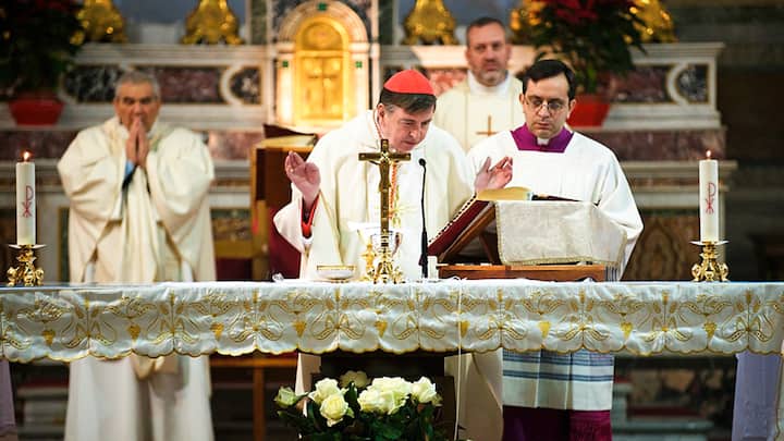 Kardinal Kurt Koch feiert an Neujahr 2011 seine erste Messe
