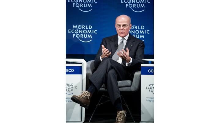 Mario greco als Teilnehmer am World Economic Forum in Davos