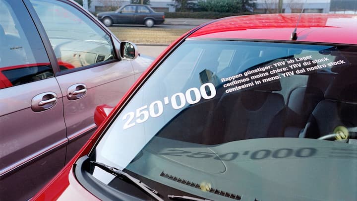 Auto im Verkauf bei der Emil Frey Gruppe