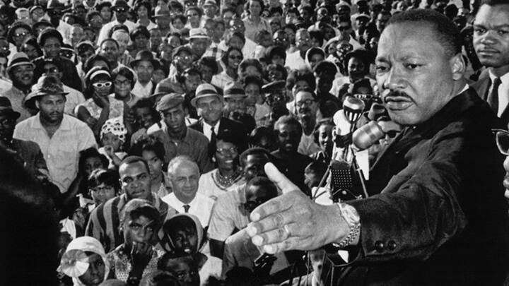 Martin Luther King mit seiner Datejust am Handgelenk.