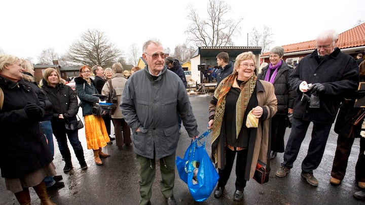 Ingvar Kamprad mit seiner Frau Margareta im Jahr 2005.