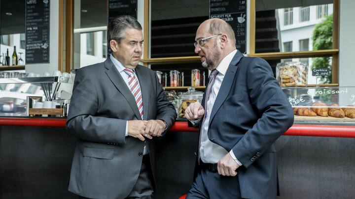 Sigmar Gabriel und Martin Schulz