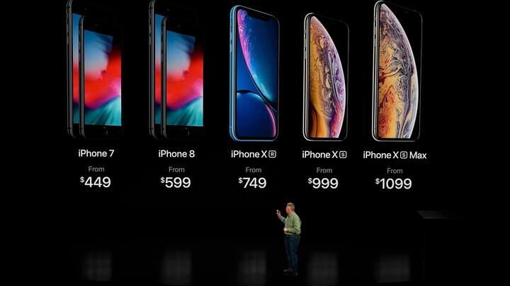Iphone Modelle Xs, Xs Max und Xr