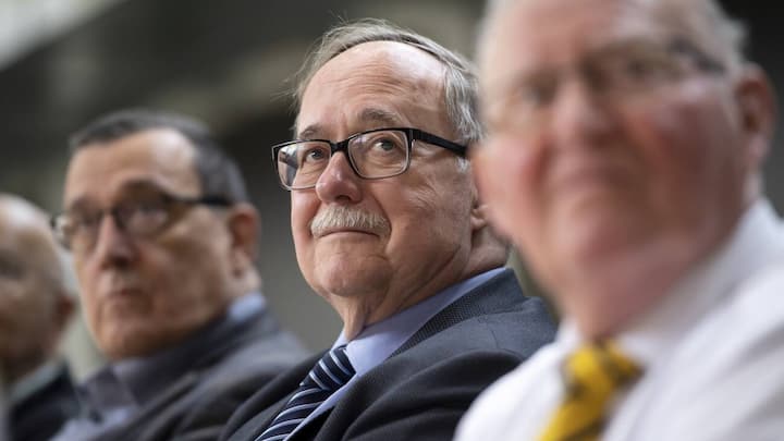 Alt-Bundesrat Samuel Schmid, fotografiert an der Delegiertenversammlung der BDP Schweiz, am Samstag, 27. April 2019 in Burgdorf. (KEYSTONE/Anthony Anex)