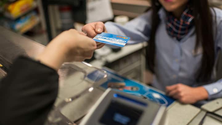 A regular Supercard at Coop Sihlcity in Zurich, pictured on January 29, 2015.  (KEYSTONE/Christian Beutler)Eine regulaere Supercard im Coop Sihlcity am 29. Januar 2015 in Zuerich. (KEYSTONE/Christian Beutler)