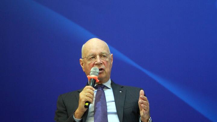 Klaus Schwab, Founder and Executive Chairman of the World Economic Forum, attends a lecture themed on "Shaping a New Framework for Global Cooperation" at Nankai University in Tianjin, China, 18 September 2018. *** Local Caption *** .. (KEYSTONE/IMAGINECHINA/Zhang daozheng)