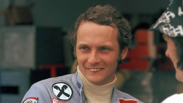 File - In this Jan. 12, 1975 file photo, Austrian auto racer Niki Lauda, pictured during the Argentine Grand Prix in Buenos Aires. Three-time Formula One world champion Niki Lauda has died at the age of 70. (AP Photo/E. Di Baia)