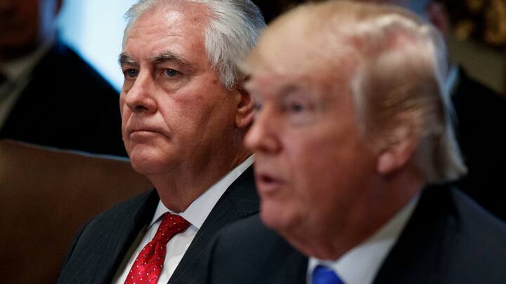 Rex Tillerson und Donald Trump