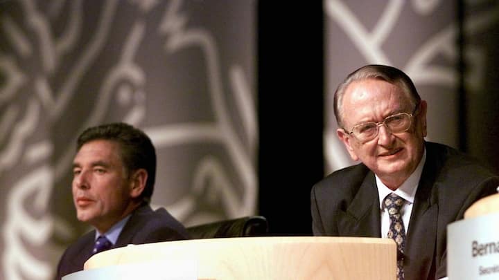 Helmut Maucher und Peter Brabeck 1999