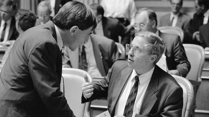 Walter Frey und Christoph Blocher