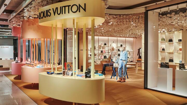 Globus Entwurf für Shop Louis Vitton