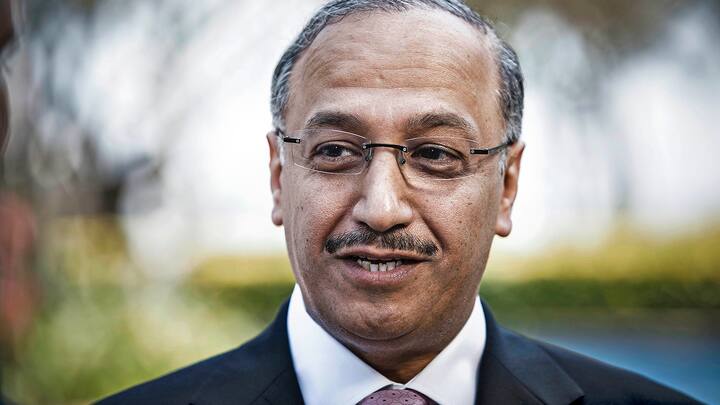 Yousef Abdullah Al-Benyan, chief executive officer of Saudi Basic Industries Corp. (SABIC), speaks during an interview on the sidelines of the Boao Forum for Asia Annual Conference 2017 in Boao, China, on Friday, March 24, 2017. The annual event sees business and political leaders come together and runs from March 23 to 26. Photographer: Qilai Shen/Bloomberg via Getty Images
