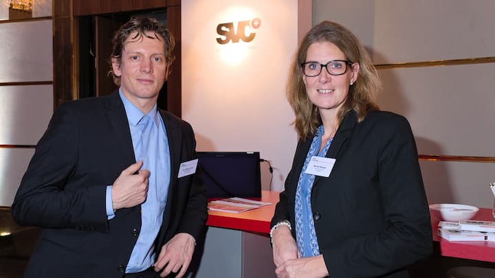 Kay William Eskes, Swiss Venture Club; Monika Wenger, Swiss Venture Club