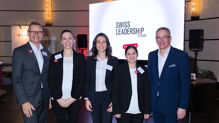Christian Fontana, Swiss Leadership Forum; Sarah Isenschmid, Swiss Leadership Forum; Alessandra Viesti, Swiss Leadership Forum; Siona Barmet, Swiss Leadership Forum; Stephan Isenschmid, Swiss Leadership Forum