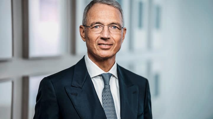 In this photo provided by Credit Suisse, Axel Lehmann poses for a portrait taken in Zurich in Jan. 2022. Lehmann will replace Antonio Horta-Osorio as the chairman of Credit Suisse after he resigned following an internal investigation that reportedly turned up that he had violated quarantine rules intended to fight the COVID-19 pandemic. The resignation of Horta-Osorio, a British-Portuguese national who took the job barely eight months ago, was announced Monday Jan. 17, 2022. (Credit Suisse via AP)
