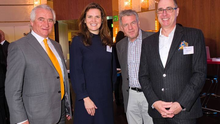 Roland Jost, Wohnrente AG; Milena Danielsen, PWC; Daniel Hauser, Ehry Textilpflege AG; Heinz J. Gooeldi, ggm+partner holding