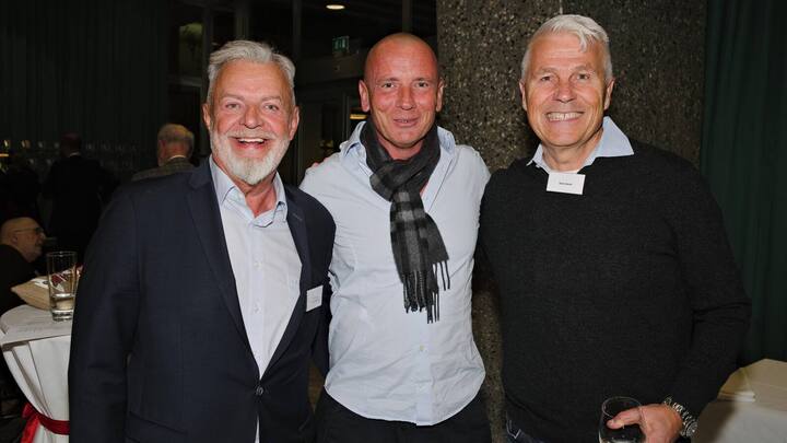 Rolf Ringwald, CAT Aviation AG; Roland Kalmus, RCR JETS AG; Daniel Suter Bilanz Business Talk Dezember 2025