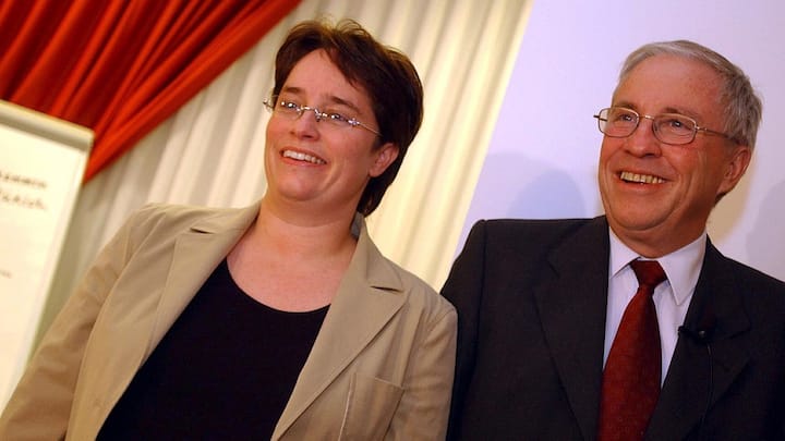 Magdalena Martullo-Blocher und Christoph Blocher 2003