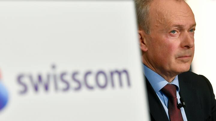Urs Schaeppi, CEO Swisscom an der Bilanzmedienkonferenz zum Jahresabschluss 2018 in Zuerich am Donnerstag, 7. Februar 2019.  (KEYSTONE/Walter Bieri)