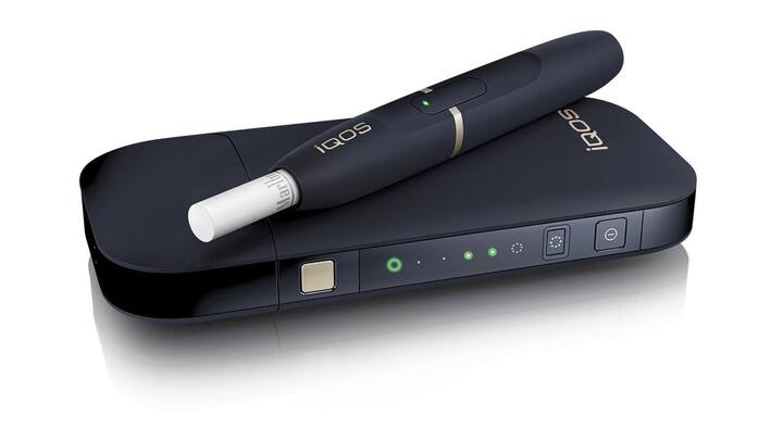 Undated file photo shows Philip Morris International Inc.'s heat-not-burn tobacco product iQOS. (Kyodo)==Kyodo(Photo by Kyodo News via Getty Images)