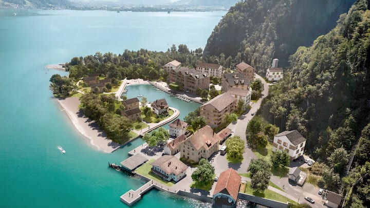 IsletenAm Urnersee soll ein Resort mit Hotel und Bootshafen entstehen. Die erste Hürde hat das Projekt bereits genommen.