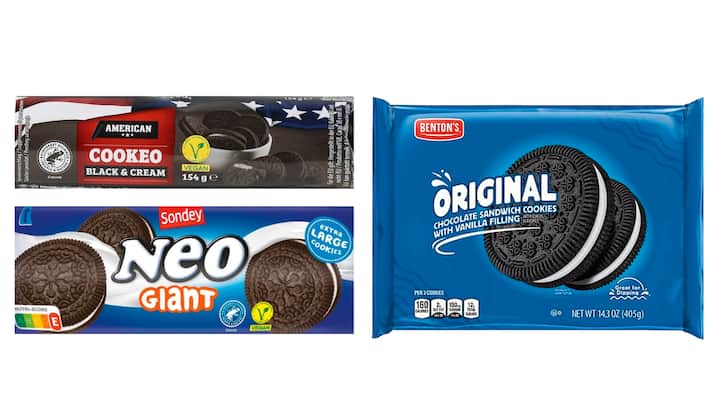 Die Nachahmer Mondelez ­bezeichnet Aldis US-Keks «Original» als «dreiste Kopie». Auch in der Schweiz finden sich bei deutschen Discountern Produkte, die dem echten Oreo im ­Aussehen verdächtig nahekommen.