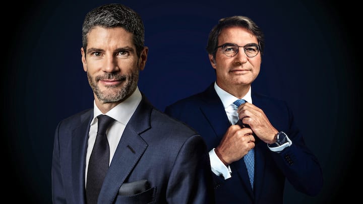 Chefs mit ambitionenDer eine, Stefan Bollinger von ­Julius Bär (links), muss seine Bank zum Fliegen bringen, der andere, Giorgio Pradelli von EFG, muss sicherstellen, dass der Höhenflug andauert.