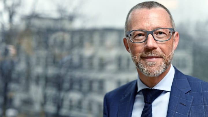 Heinz Huber, CEO Raiffeisen an der Bilanzmedienkonferenz in Zureich am Freitag, 1. Maerz 2019. (KEYSTONE/Walter Bieri)