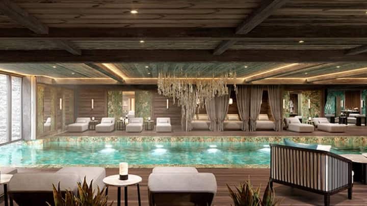 Der Wellnessbereich übertrumpft so manche 5-Sterne-Resorts.