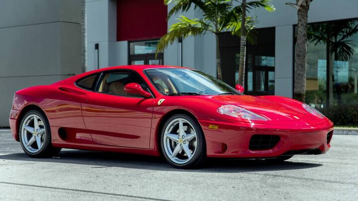 360 Modena, 1999, erste vollständig aus Aluminium gefertigte Karosserie.