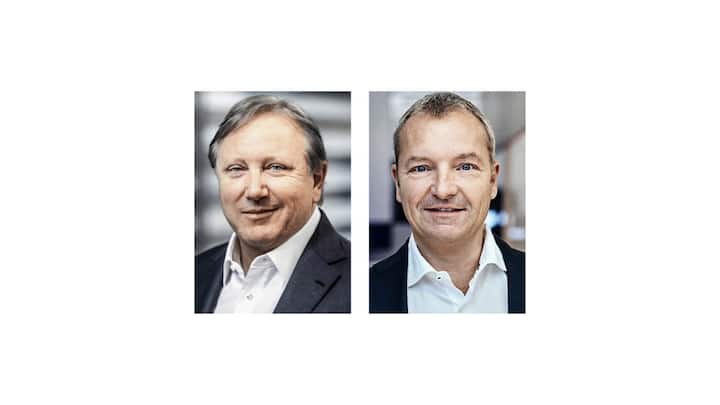 <p>Hans-Ulrich Meister (l.), André Wyss.</p>