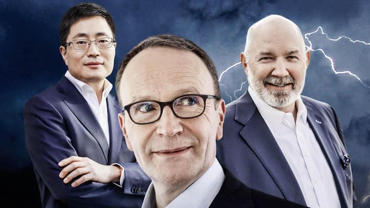 <p>Nach dem CEO Mark Schneider (vorn) verliessen auch China-Chef David Zhang (l.) und Amerika-Vormann Steve Presley den Nahrungsmittelkonzern.</p>