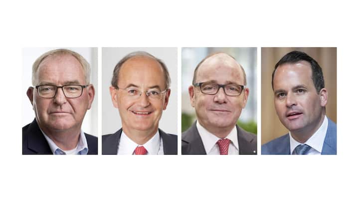 <p>Christoph Mäder, Felix Ehrat, ­Kaspar Wenger, Damian Müller (v.l.).</p>