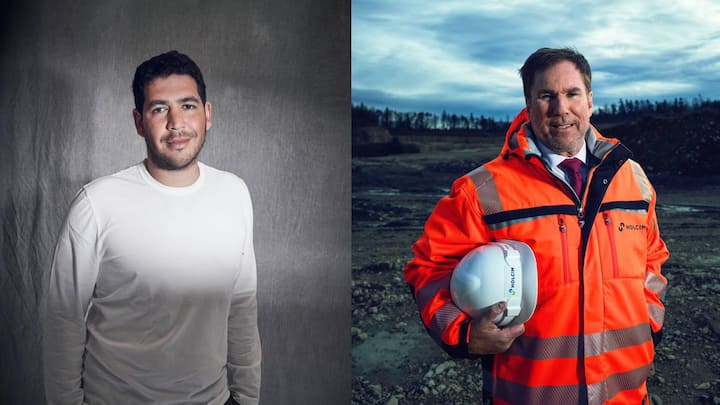 <p>Erstmals in der Reichstenliste: Jan Jenisch, Chef der Ex-Holcim-Tochter Amrize (r.) und Immobilienentwickler Naguib ­Sawiris, Sohn von Samih Sawiris.</p>