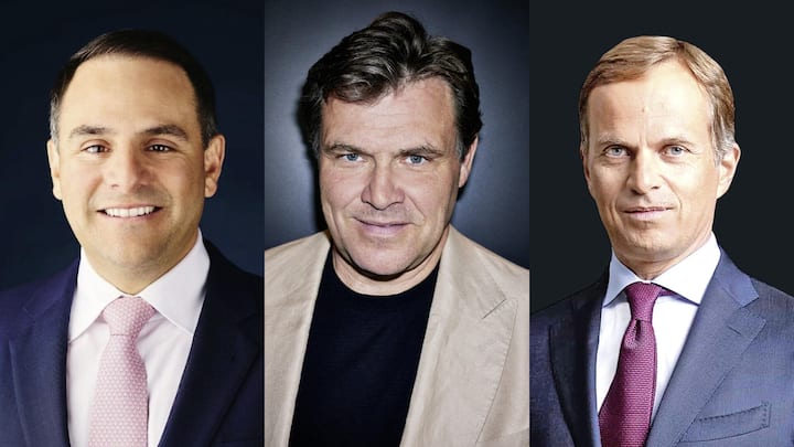 <p>Carlos Trujillo, Alfred Gantner, Jean-Frédéric Dufour (v.l.).</p>