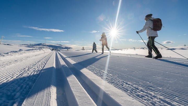 <p>Langlauf am Skeikampen.</p>