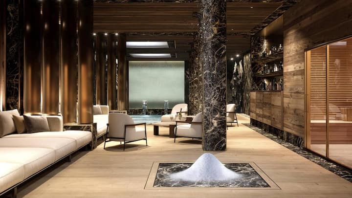 ... eine Schneedusche ...