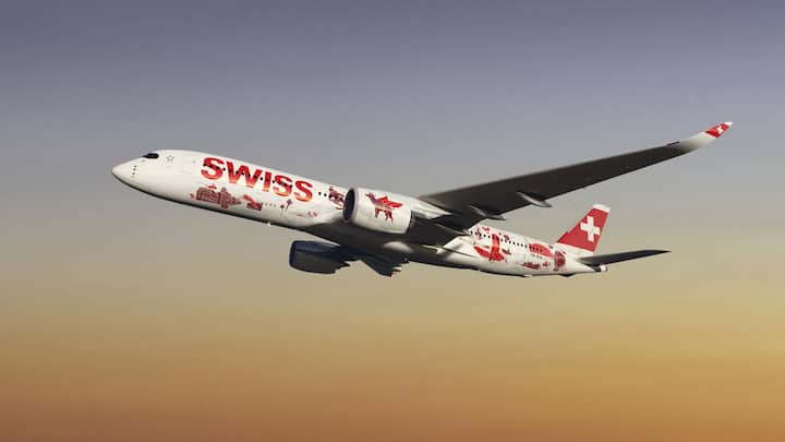 <p>Eine neue Hoffnung: Die Lackierung steht schon fest: So wird der erste Airbus A350-900 der Swiss fliegen.Er ersetzt die alternden A340 und spart massiv Sprit ein.</p>