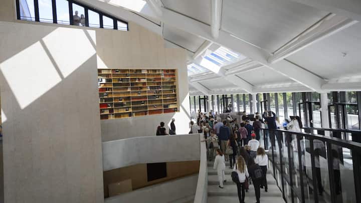 An der Schule gibt es immer wieder Workshops – beispielsweise von Tech-Millionären.