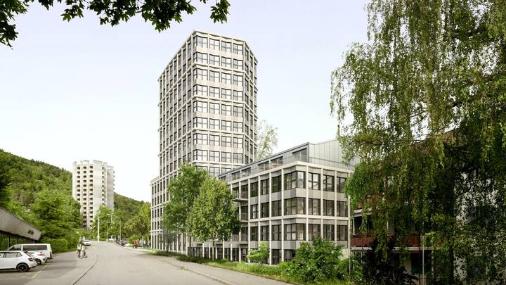 Kleine Wohnungen sind profitabler für die Besitzer. Im Hochhaus Sphinx steht aber noch ein Fünftel der Wohnungen leer.