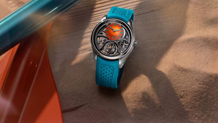 ... Pioneer Tourbillon Skeleton Spiced Aqua.