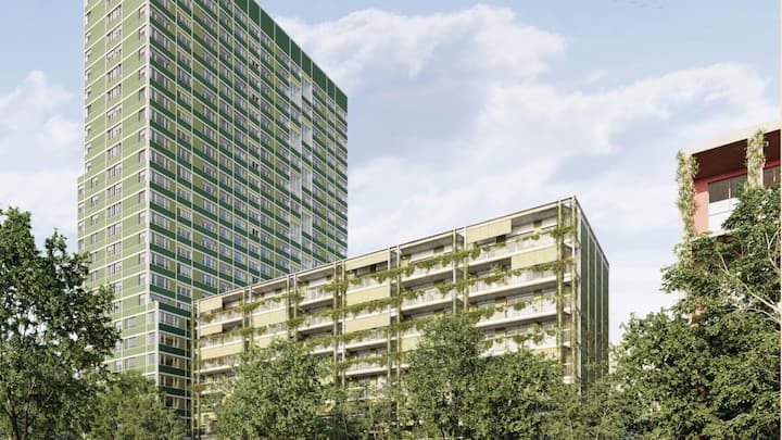 Das Hochhaus soll 85 Meter in die Höhe ragen.
