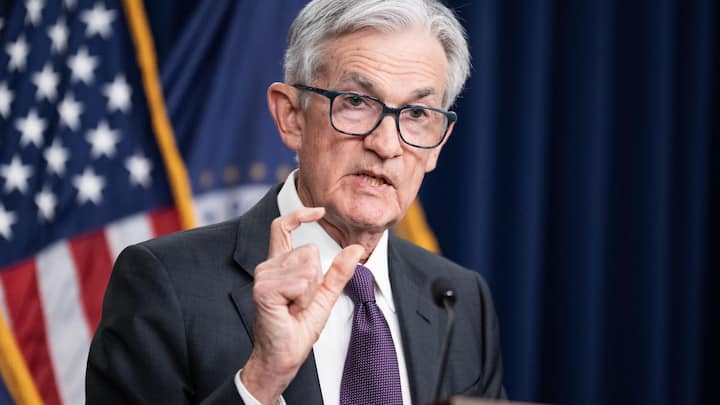 <p>Fed-Chef Jerome Powell könnte mit Rettungskäufen korrigierend einspringen.</p>