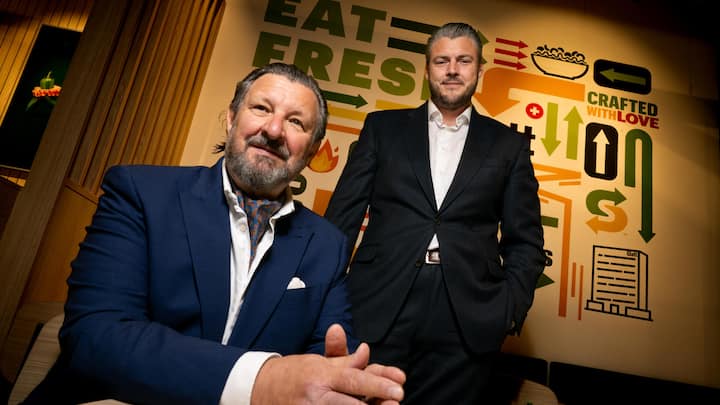 <p>Die Ex-Migros-Manager Markus Laenzlinger (l.) und Sebastian Becker krempeln nicht nur das ­Design der Läden von Subway um.</p>