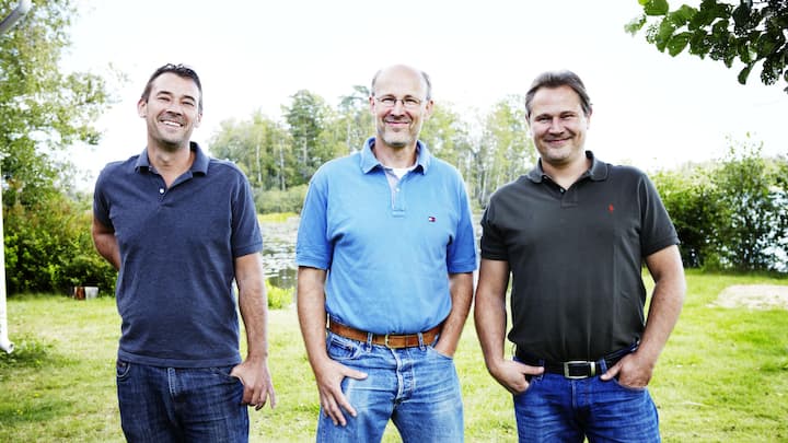 <p>Die Kamprad-Brüder sind noch verschwiegener als ihr Vater: Jonas, Peter und Mathias Kamprad (v.l.).</p>