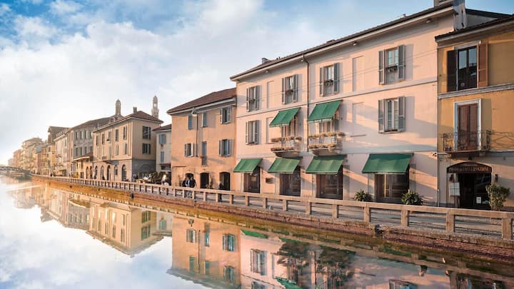 <p>Hotel «Maison Borella»: Mitten in Mailand fühlt man sich, als wäre man in Venedig.</p>