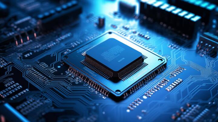 <p>Nahaufnahme einer Leiterplatte.</p>